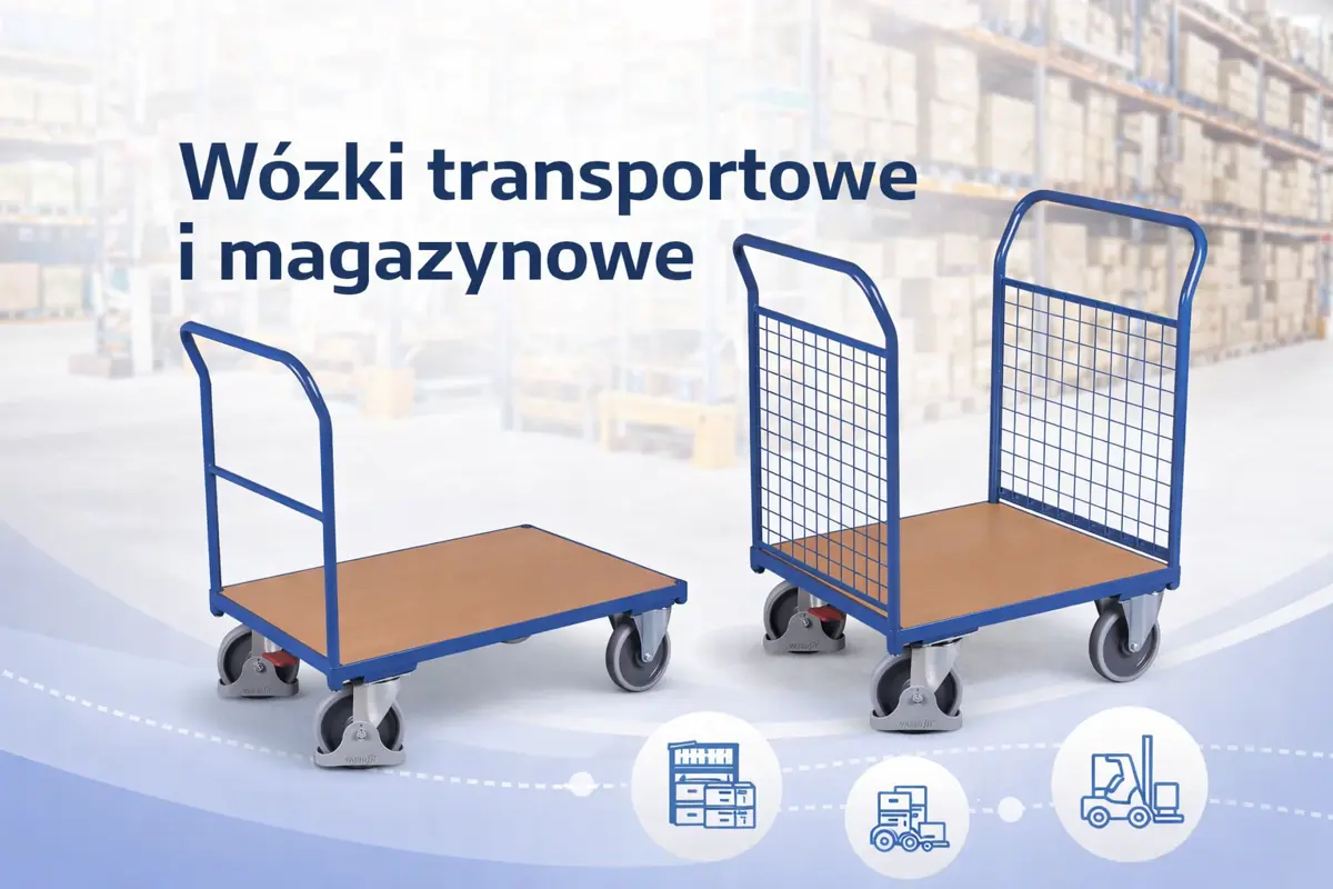 Wózki transportowe i magazynowe