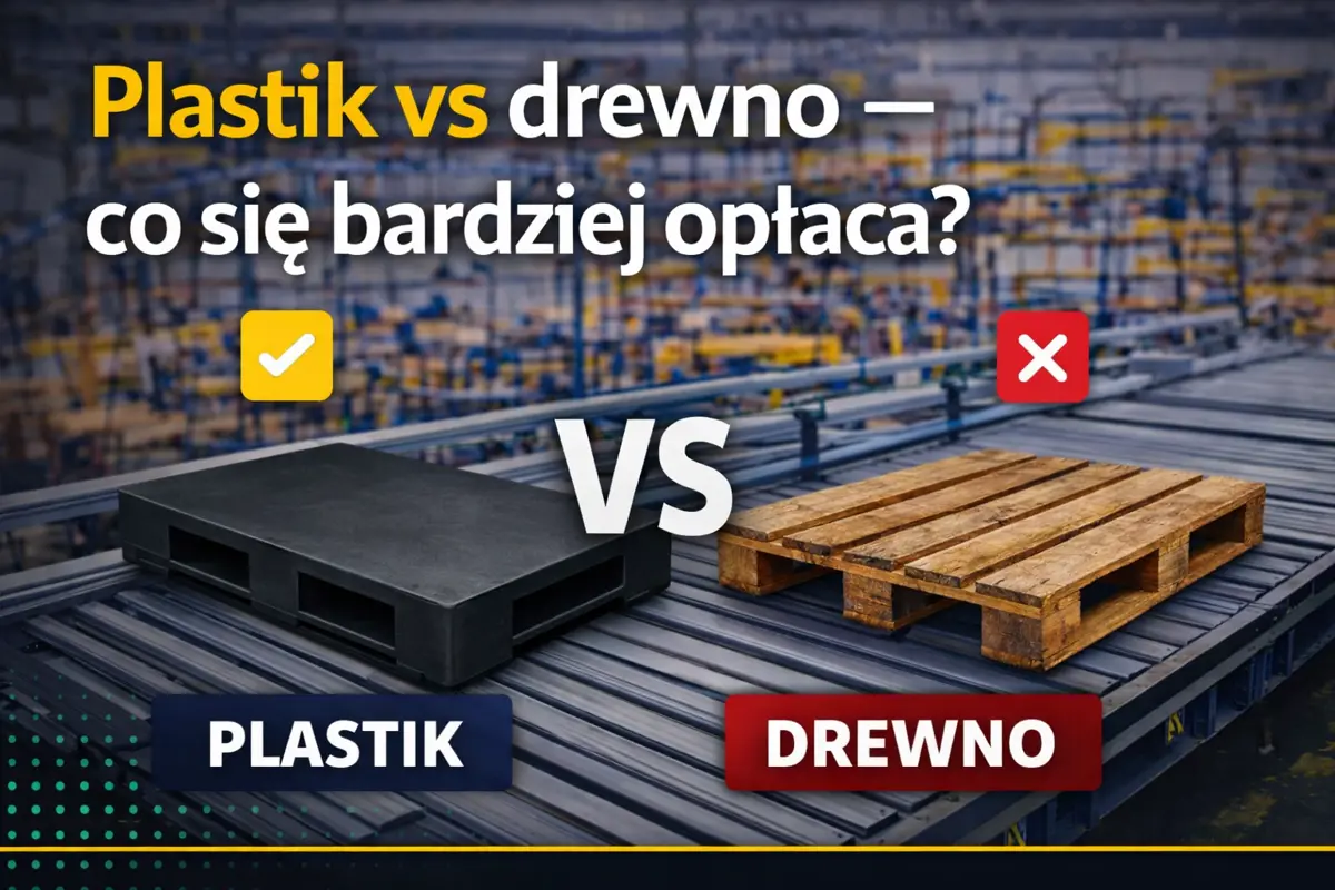 Czy palety plastikowe opłacają się bardziej niż drewniane? Porównanie kosztów i zastosowań