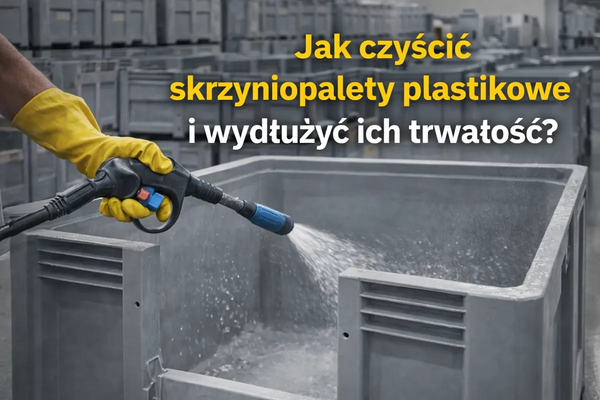 Jak czyścić i eksploatować skrzyniopalety plastikowe, aby służyły dłużej?