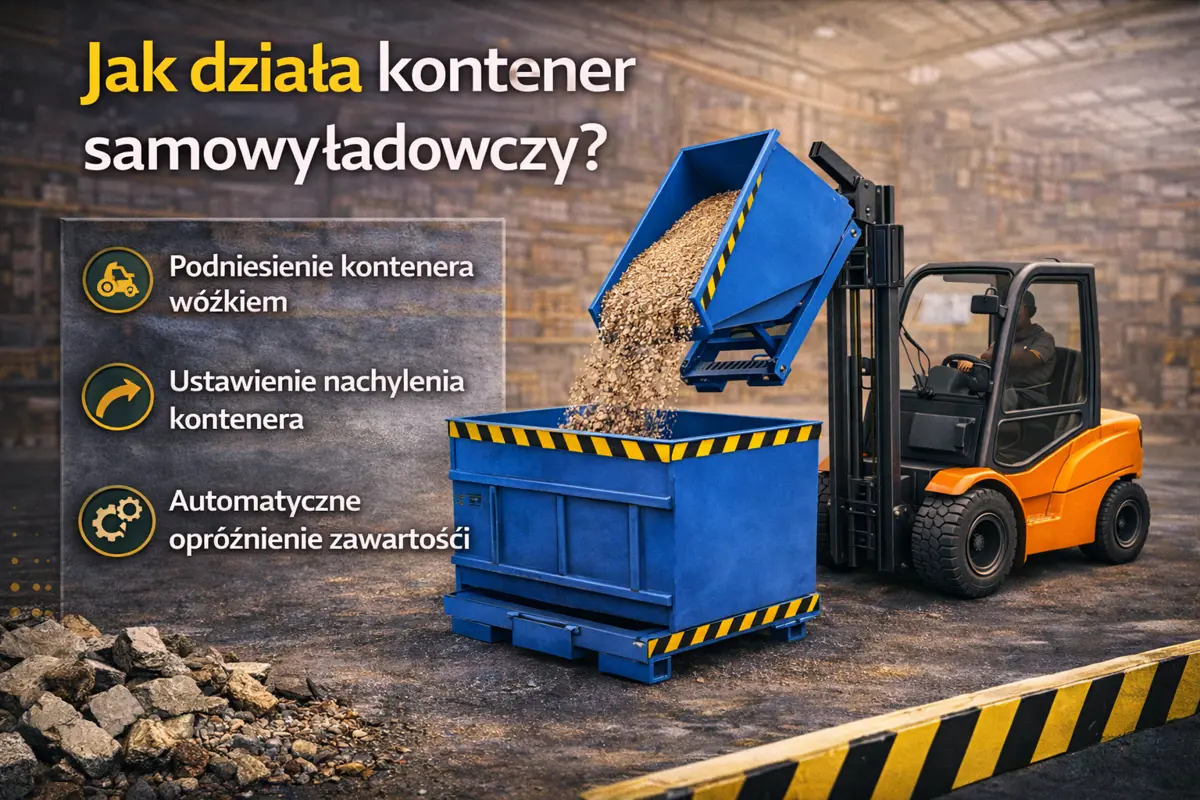 Jak działa kontener samowyładowczy?