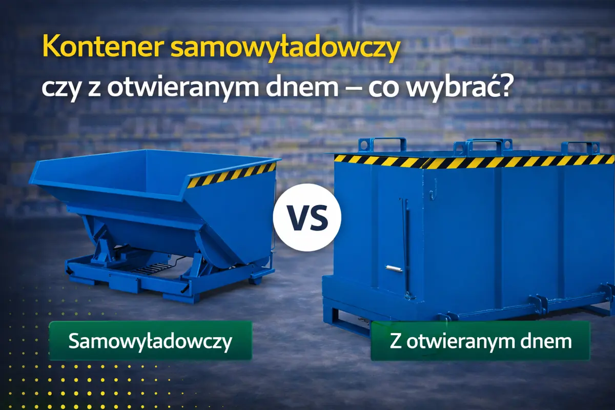 Kontener samowyładowczy czy z otwieranym dnem – co wybrać?