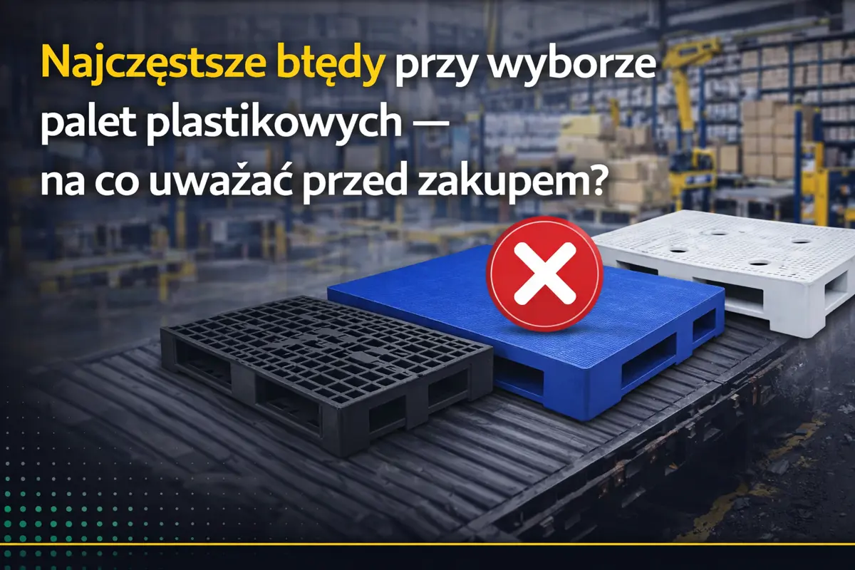 Najczęstsze błędy przy wyborze palet plastikowych – na co uważać przed zakupem?