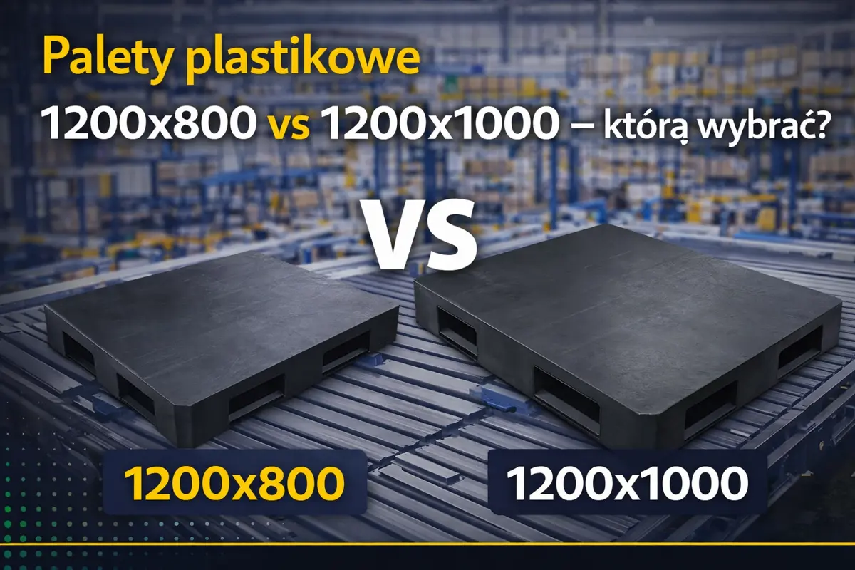 Palety plastikowe 1200x800 vs 1200x1000 – którą wybrać?