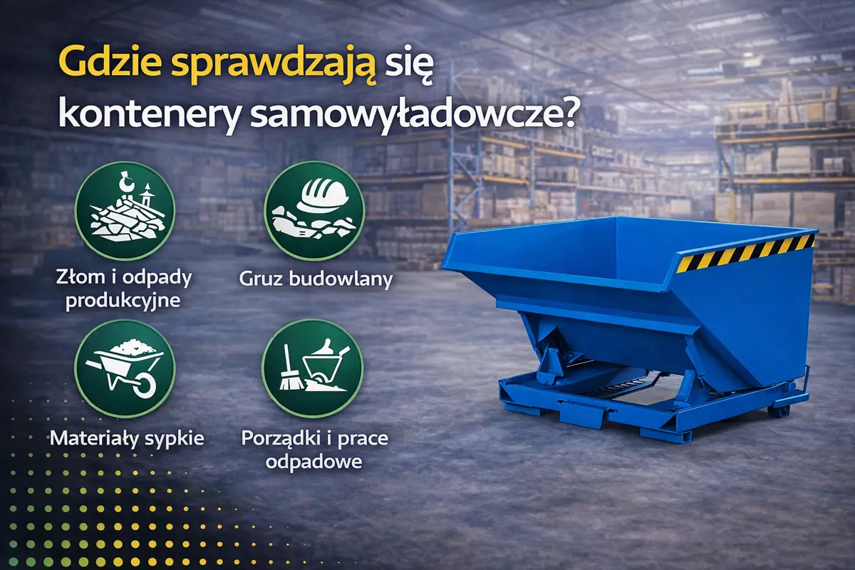 kontenery samowyładowcze gdzie się sprwadzają