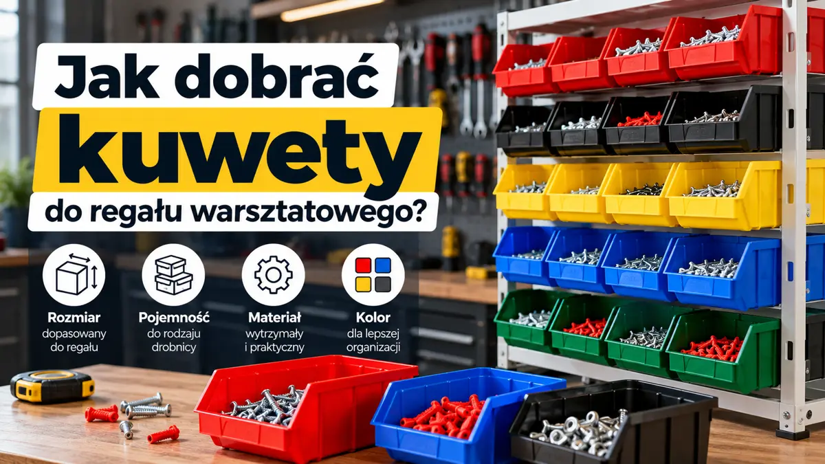 Jak dobrać kuwety do regału warsztatowego?