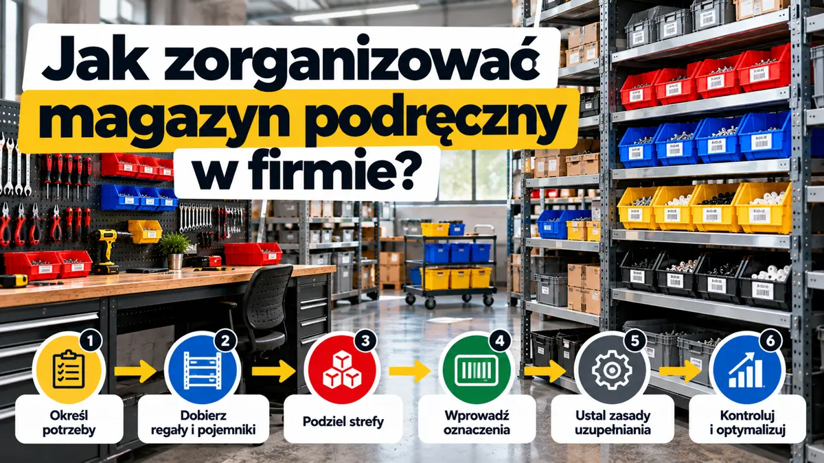 Jak zorganizować magazyn podręczny w firmie?