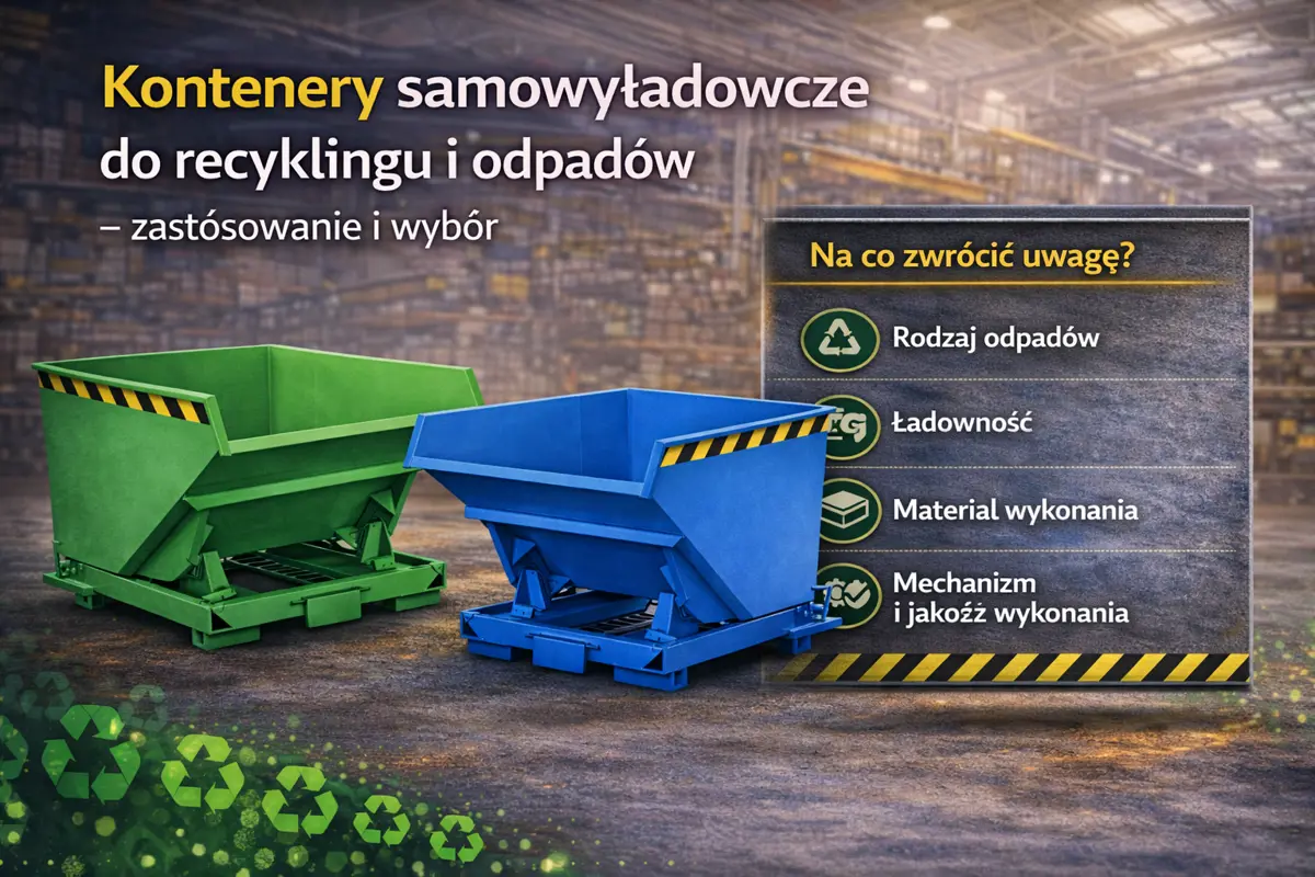 Kontenery samowyładowcze do recyklingu