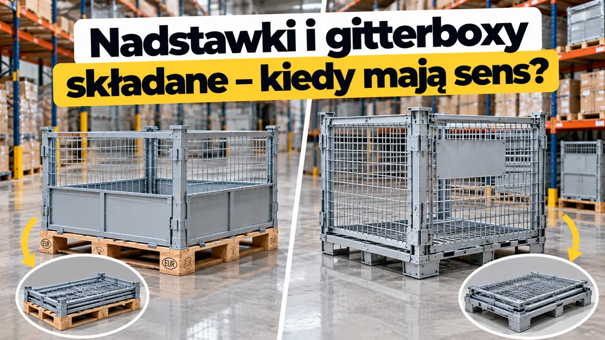 Nadstawki i gitterboxy składane – kiedy mają sens?