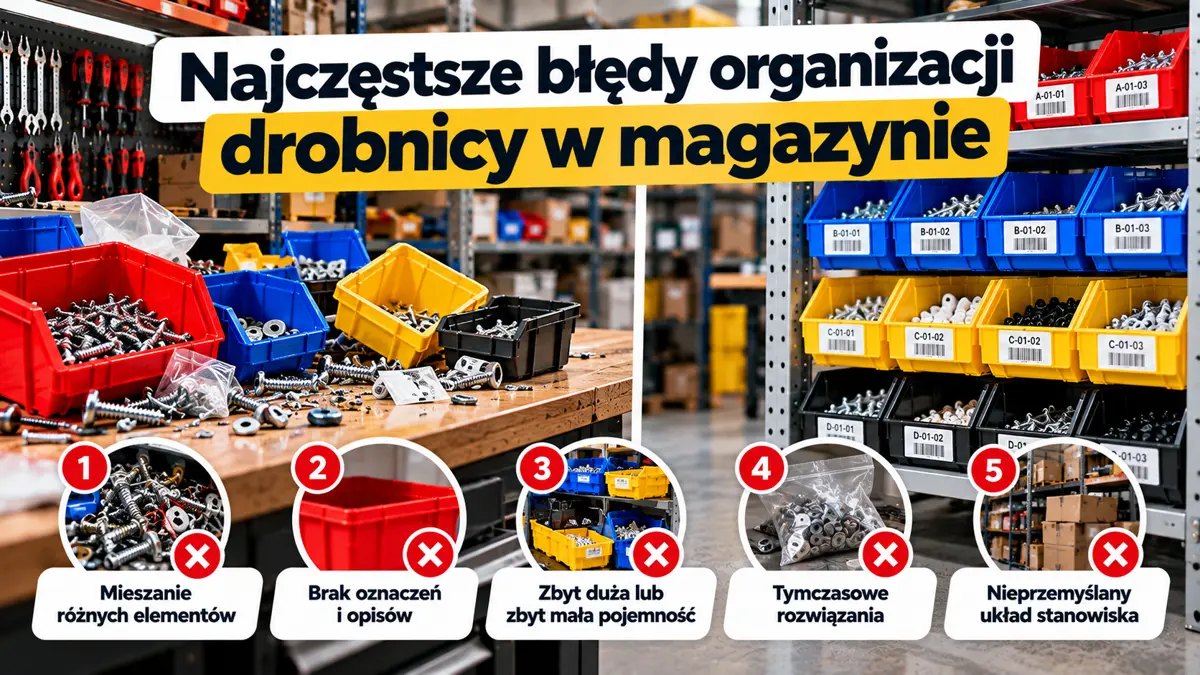 Najczęstsze błędy organizacji drobnicy w magazynie