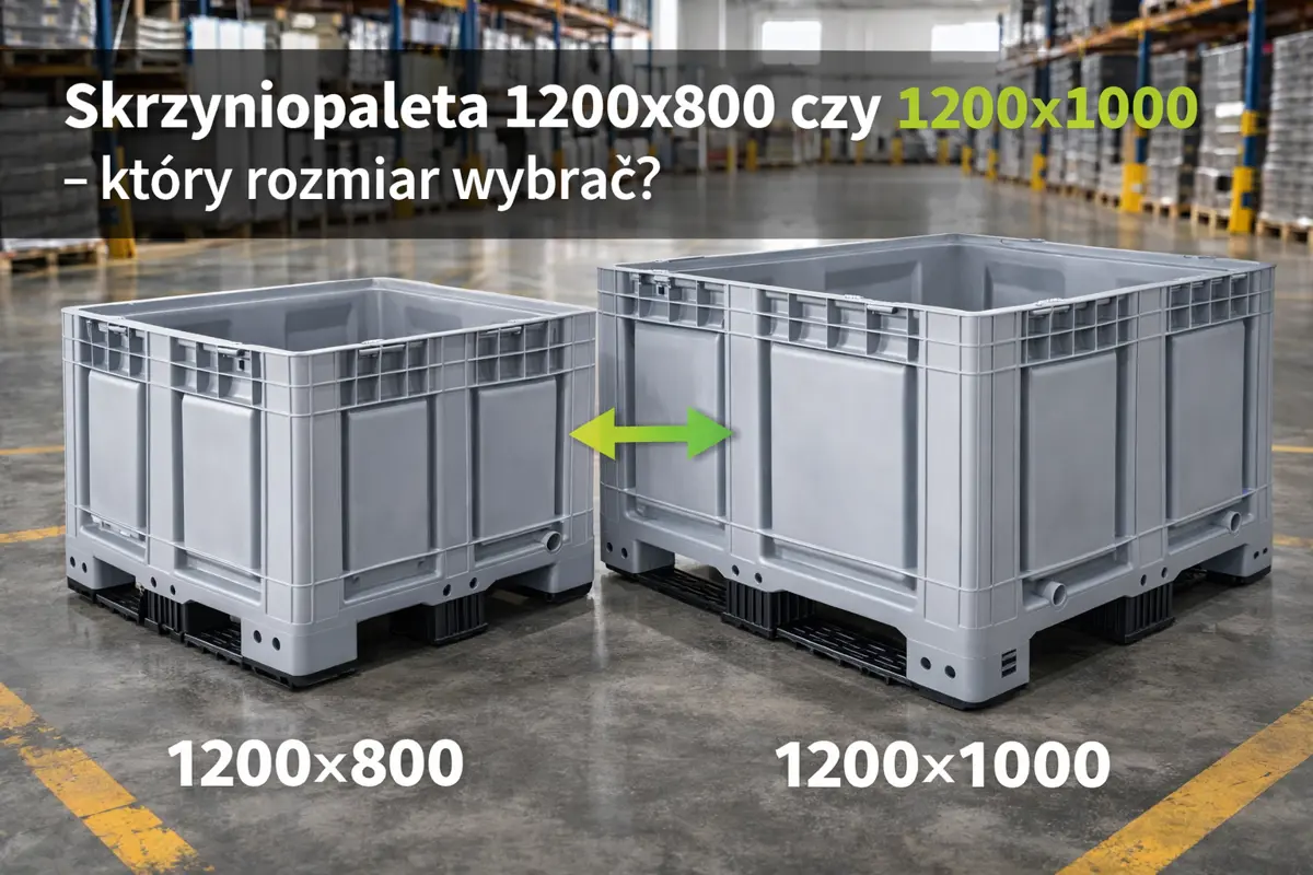 Skrzyniopaleta 1200x800 czy 1200x1000 - który rozmiar wybrać?