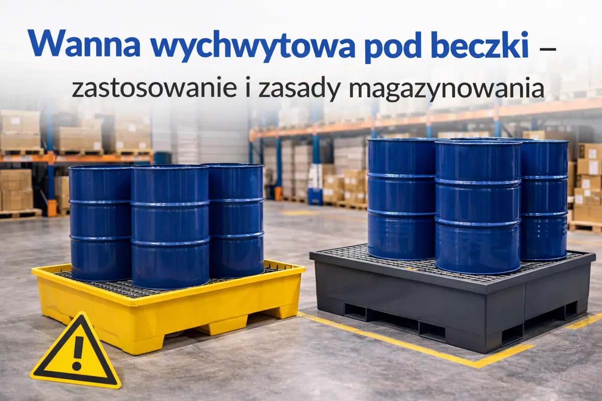 Wanna wychwytowa pod beczki – zastosowanie i zasady magazynowania