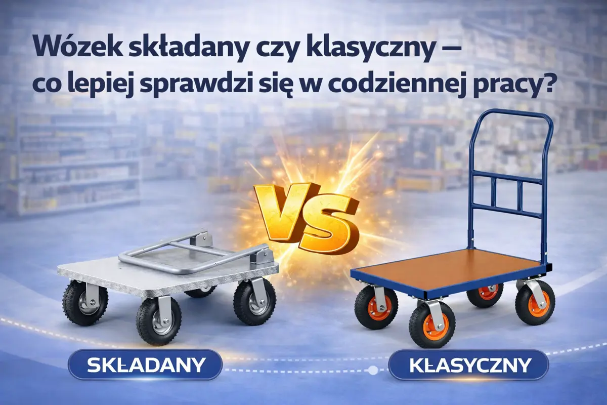 Wózek składany czy klasyczny - co lepiej sprawdzi się w codziennej pracy?