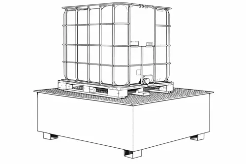 Wanny wychwytowe pod kontenery IBC
