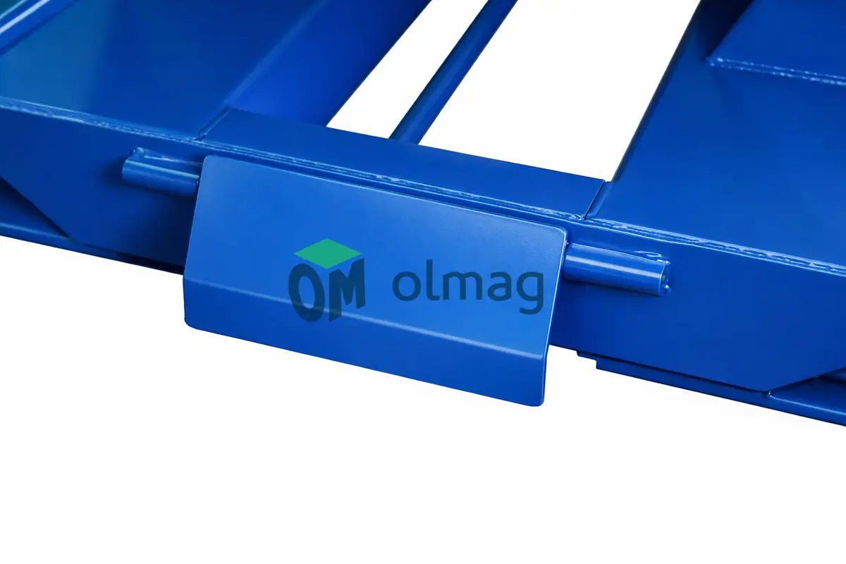 Kontener samowyładowczy wywrotny, 1100l, wym. 1803x1064x1066 mm