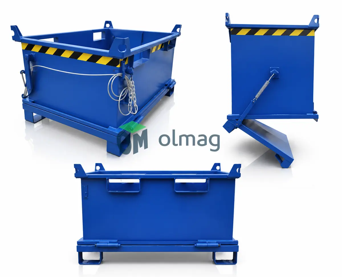 Kontener samowyładowczy z otwieranym dnem PMDB750