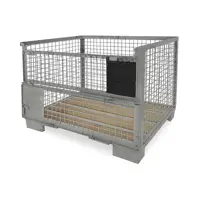 Używany gitterbox 1500 kg, pojemnik siatkowy 1240x835x970 mm