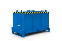 Kontener z otwieranym dnem 1000l 1580x1000x1000 mm