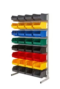 Regał na pojemniki warsztatowe