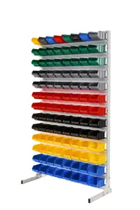 Regał na pojemniki warsztatowe