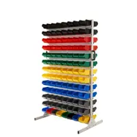 Regał na pojemniki warsztatowe dwustronny