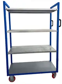 Wózek magazynowy półkowy