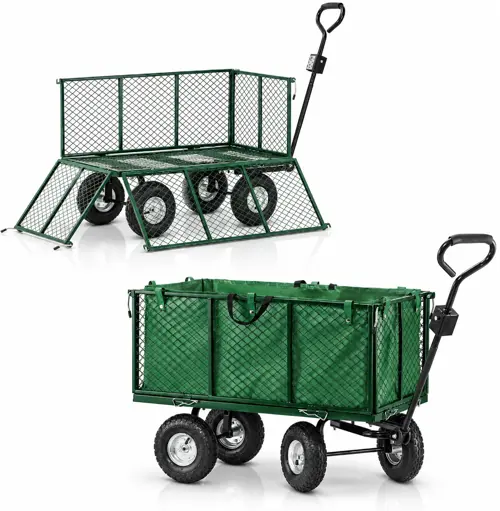 Wózek ogrodowy transportowy 250 L 450 kg 