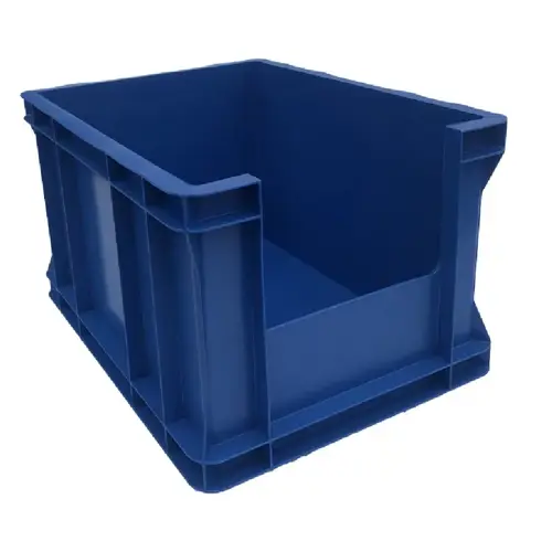 Pojemnik z oknem 400x300x220 niebieski