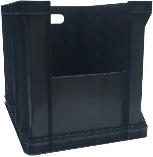 Pojemnik z oknem 400x300x270 czarny