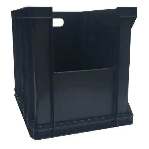 Pojemnik z oknem 400x300x320 czarny