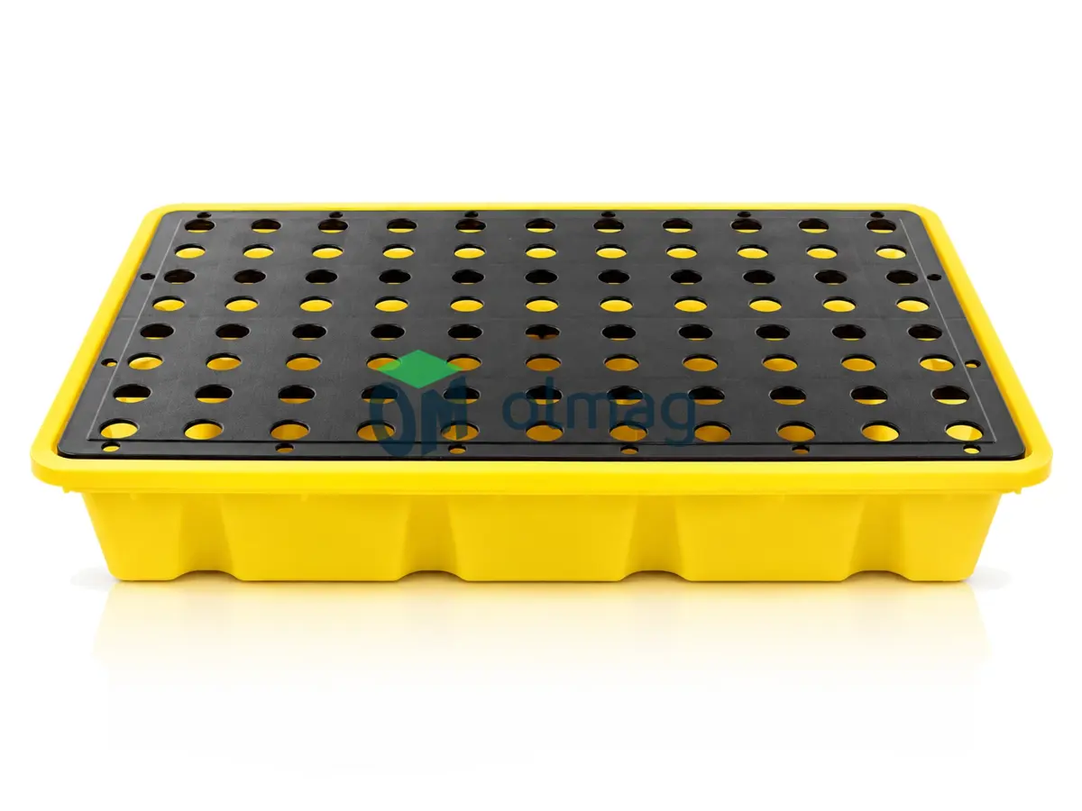 Wanna wychwytowa polietylenowa 10 l z kratownicą na małe naczynia. Wym. 490x350x95 mm
