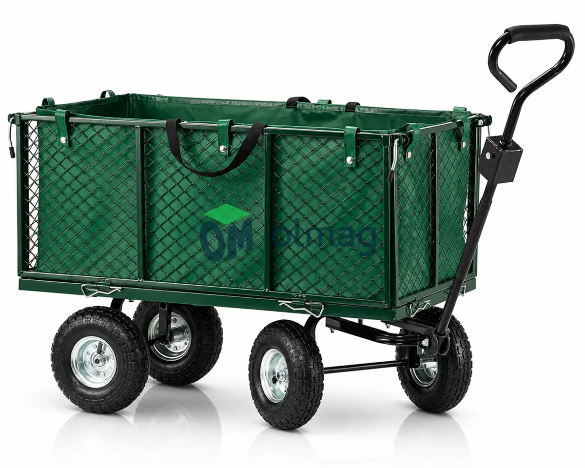 Wózek ogrodowy transportowy 250 L 450 kg 