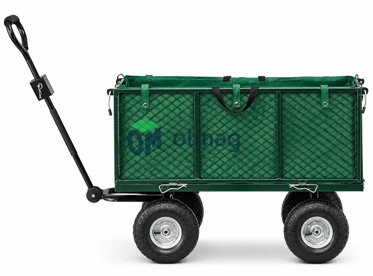 Wózek ogrodowy transportowy 250 L 450 kg 