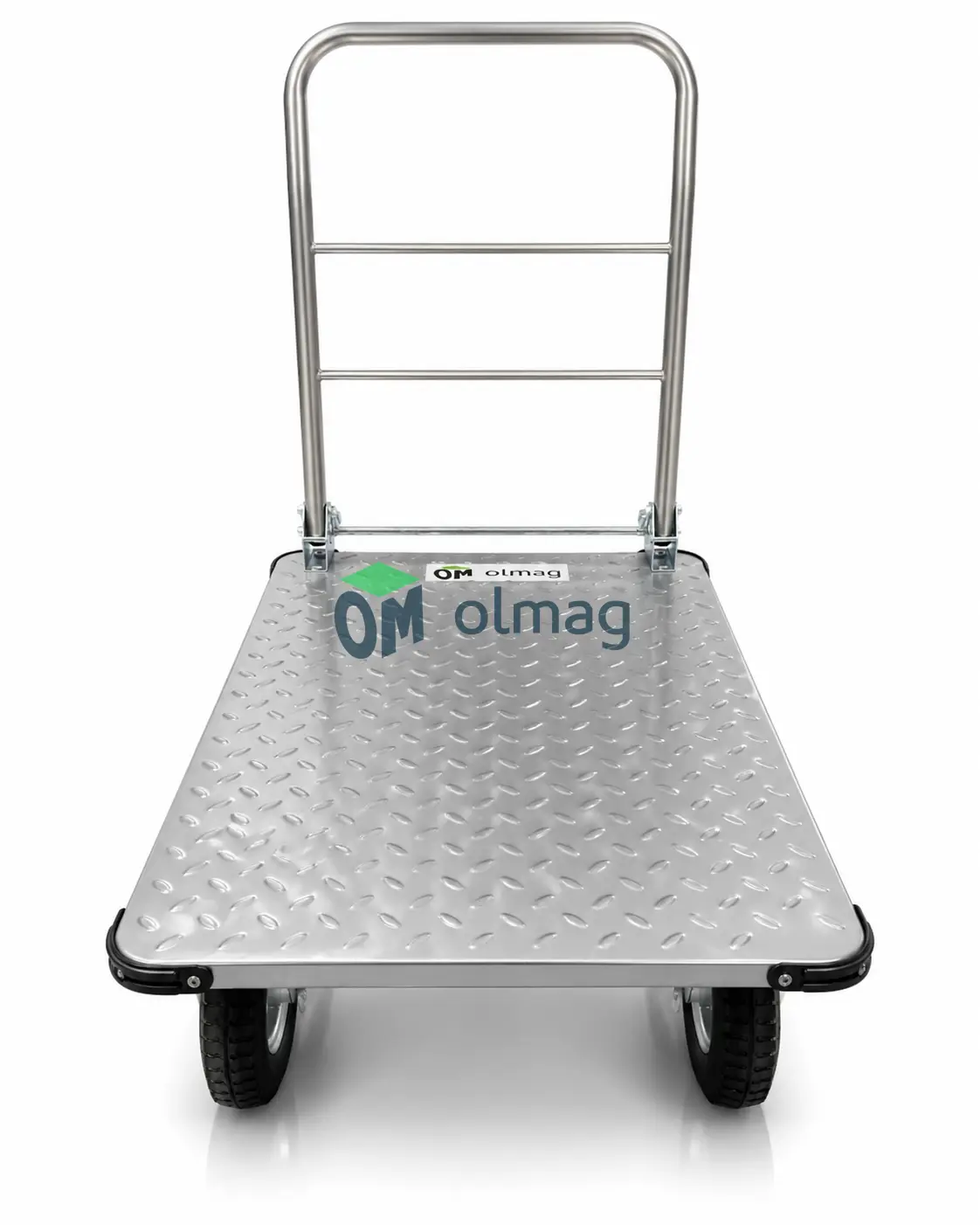 Wózek platformowy transportowy magazynowy
