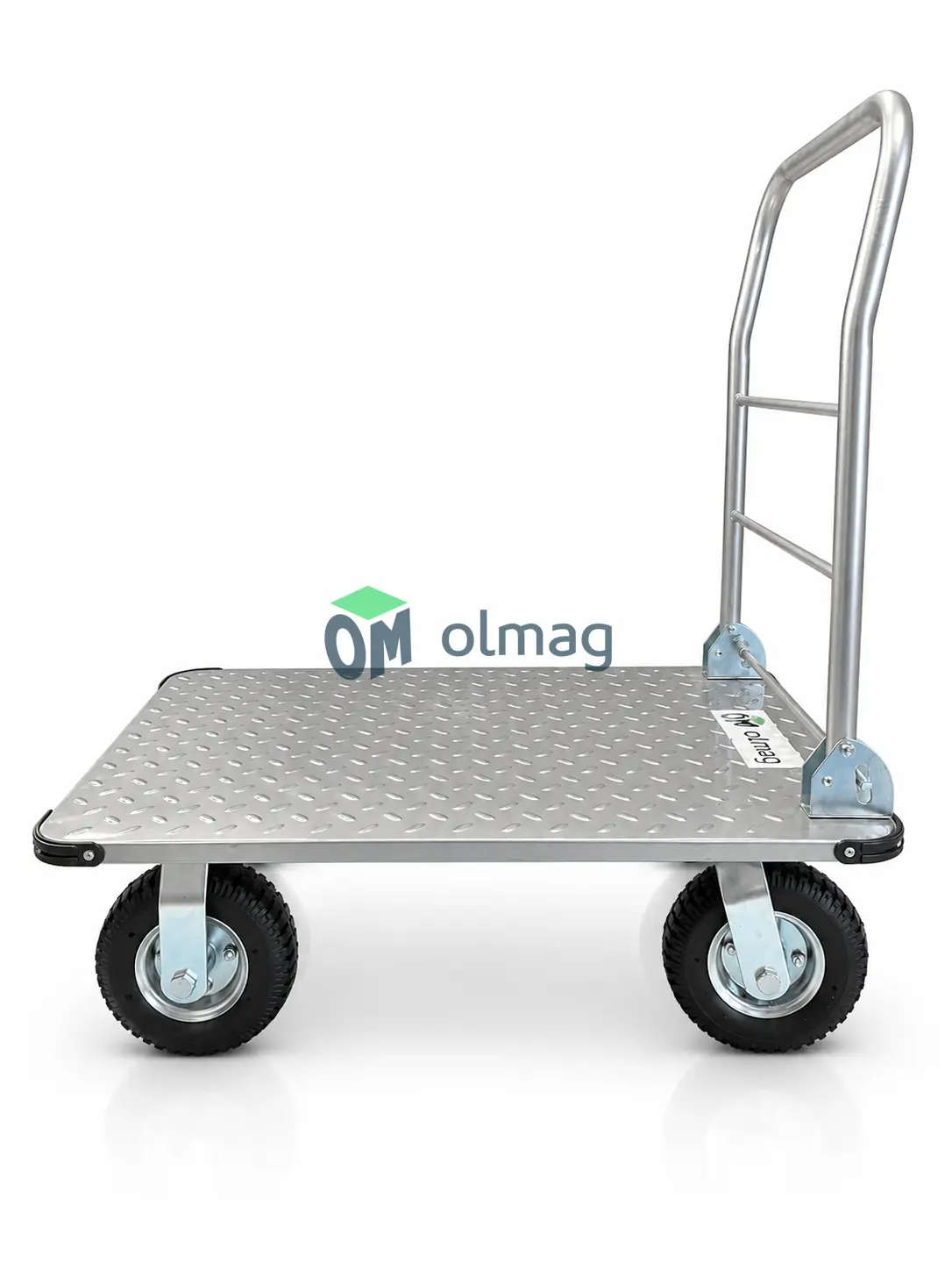 Wózek platformowy transportowy magazynowy